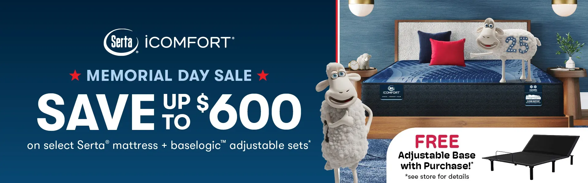 Promo Banner for Serta IComfort